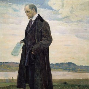 М. Нестеров «Мыслитель» (1921). Портрет философа И.А. Ильина